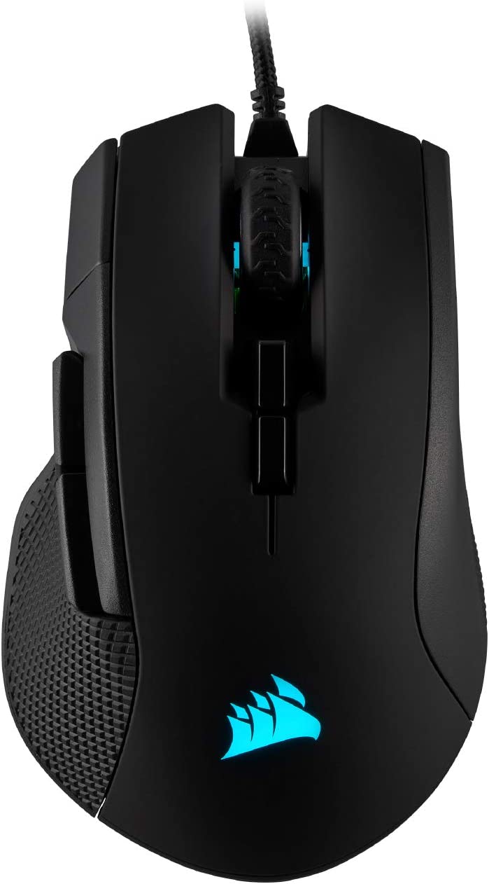 Геймърска мишка Corsair Elgato Ironclaw ‎CH-9307011-EU, 18000 DPI, Оптичен, 7 бутона, Черна