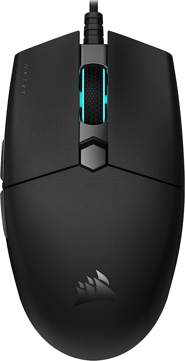 Геймърска мишка Corsair ‎CH-930C111-EU, 18000 DPI, Оптична, 6 бутона, Черна