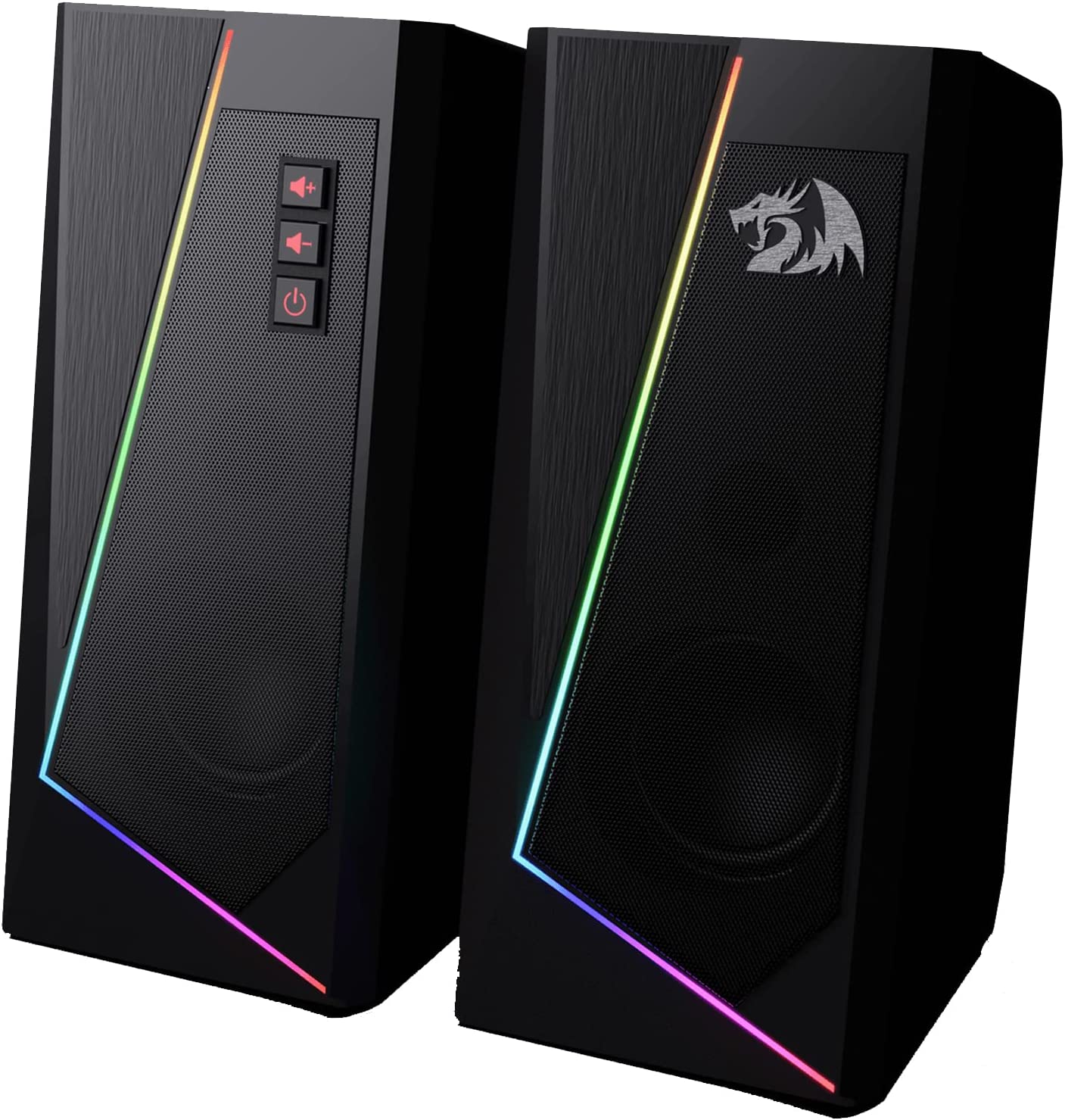 Колонки за компютър Redragon GS520, Anvil, 2.0 USB, Подсветка, Черни