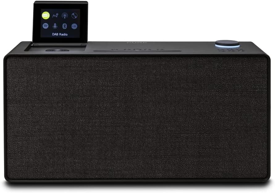 Аудио система Pure Evoke Home, 100W RMS, Bluetooth, WiFi, AUX, DAB+ / FM / CD, LED дисплей, Будилник, Таймер, Черна