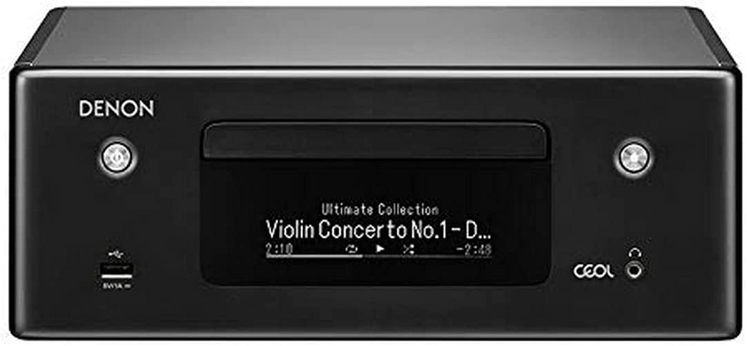 Аудио система Denon CEOL N-10 Compact, 65W RMS, Bluetooth, USB-A 2.0, AUX, HEOS, CD устройство, Черна