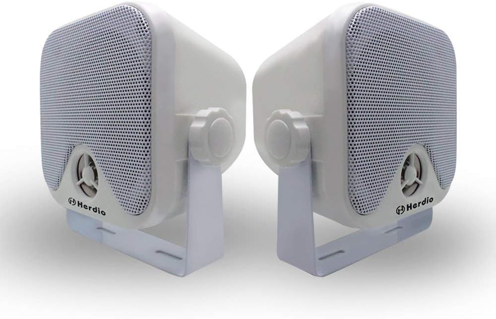Пасивни тонколони Herdio Marine Box, 100W RMS, 2.0 канала, IP66 защита от прах и вода, Бели