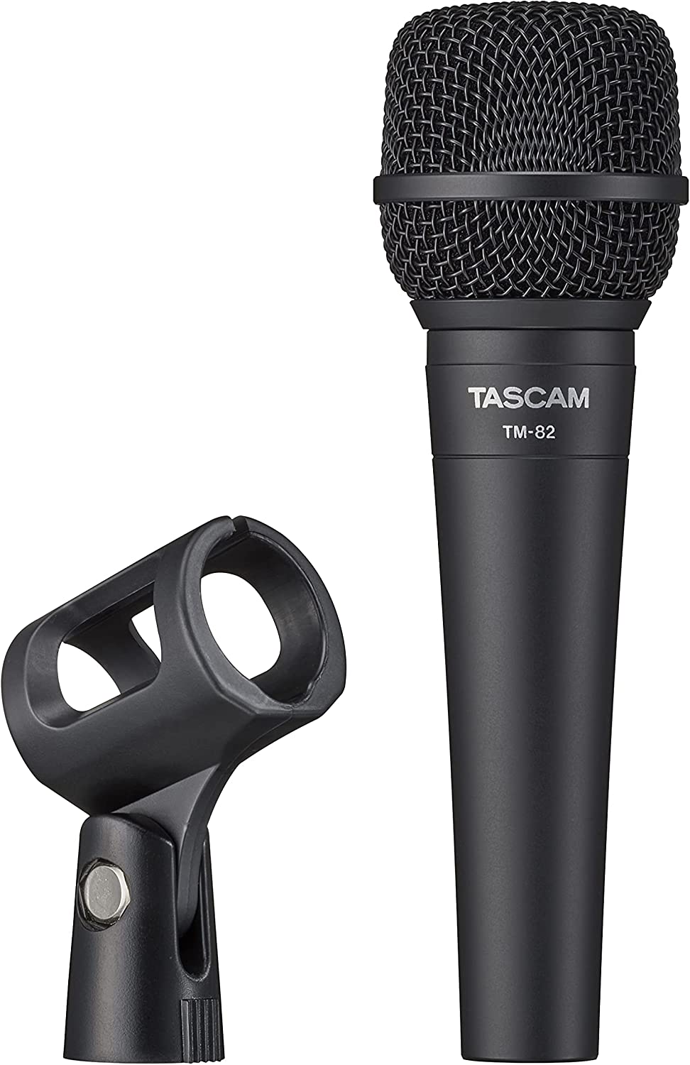 Микрофон Tascam TM-82, Динамичен вокален и инструментален микрофон, XLR, Черен