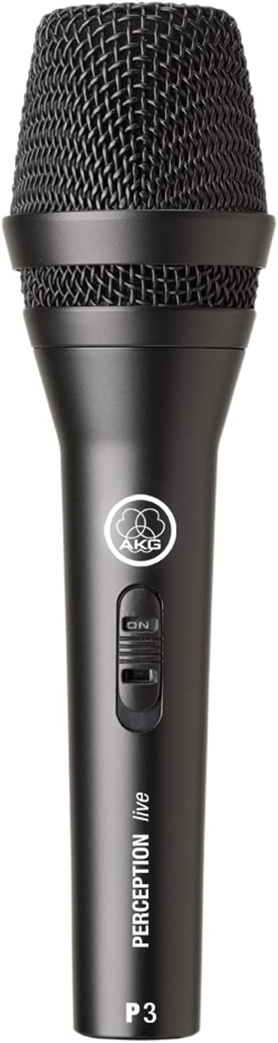 Микрофон AKG P3s, Кардиоид, Обхват на предаване 40Hz-20kHz, XLR 3 пина, Черен