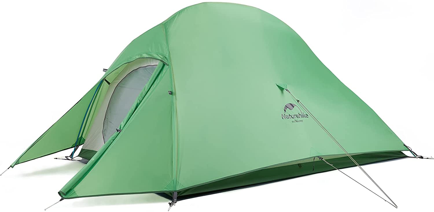 Палатка Naturehike Cloud Up 2, Двуместна, Водоустойчива, Ветроустойчива, Зелена