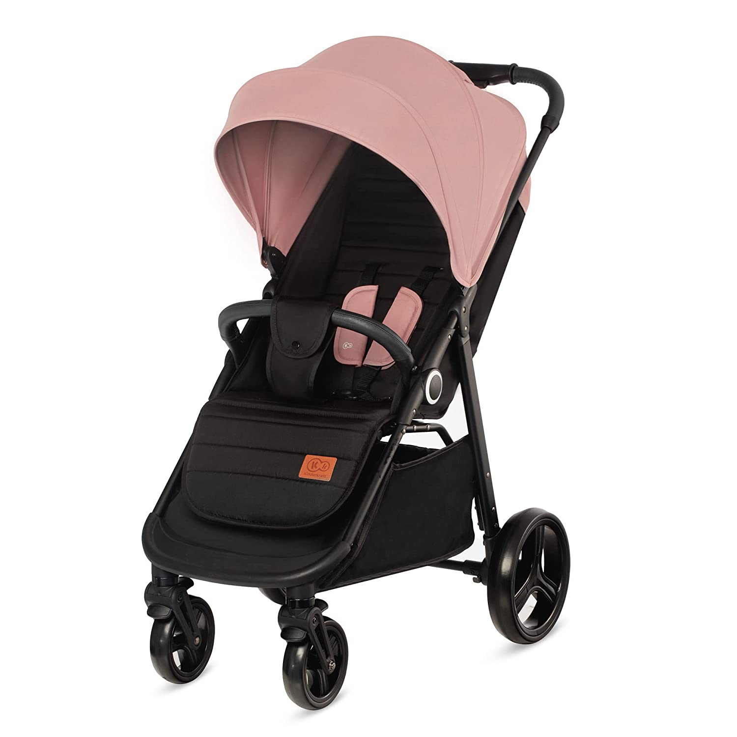 Бебешка количка Kinderkraft Grande Plus, Товаримост до 22кг, Сгъваема, Амортисьори, 360° въртене, Прозорец за наблюдение