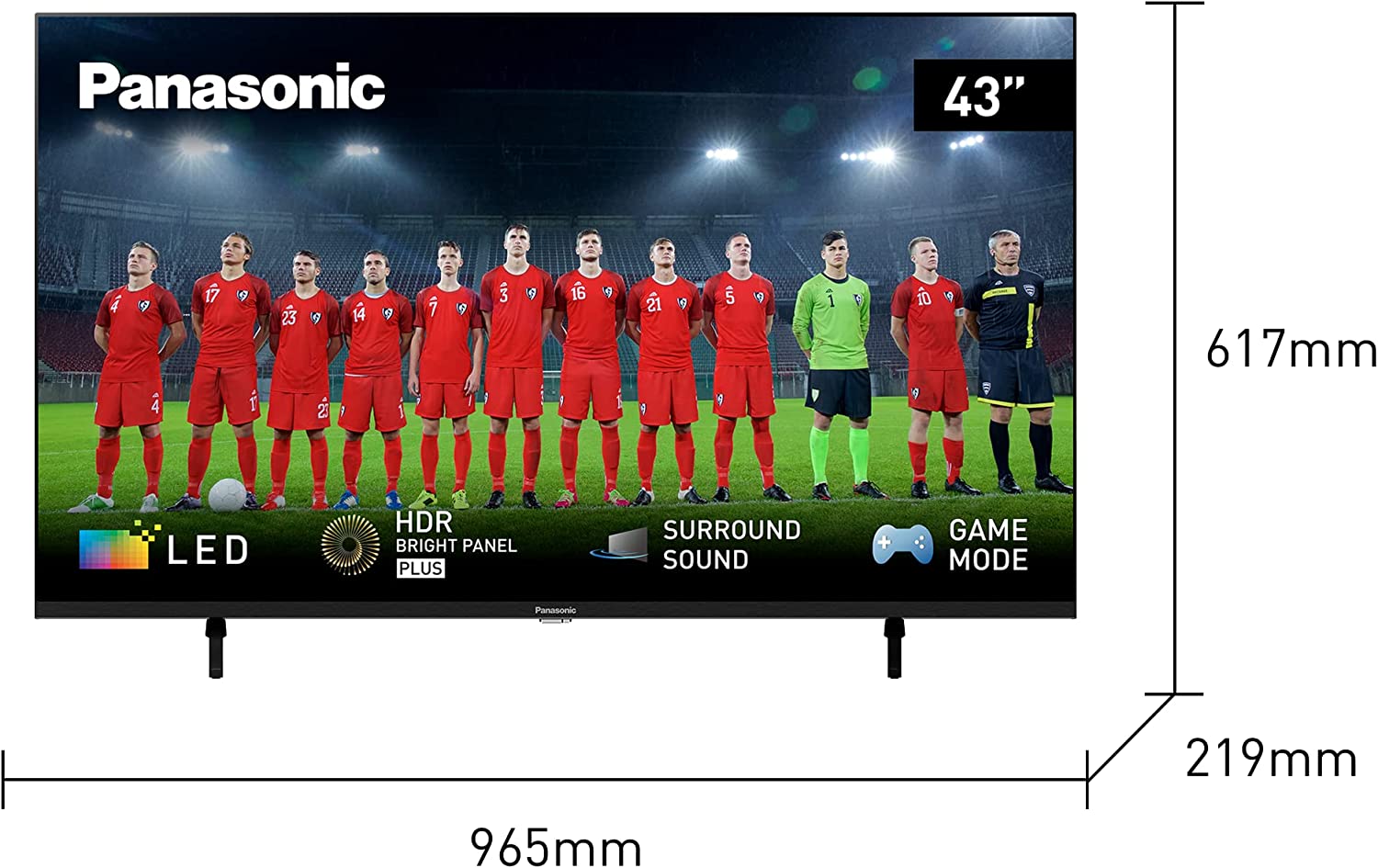 Телевизор Panasonic TX-43LXW834, 43" LED, 4K Ultra HD, 50 Hz, Dolby ...