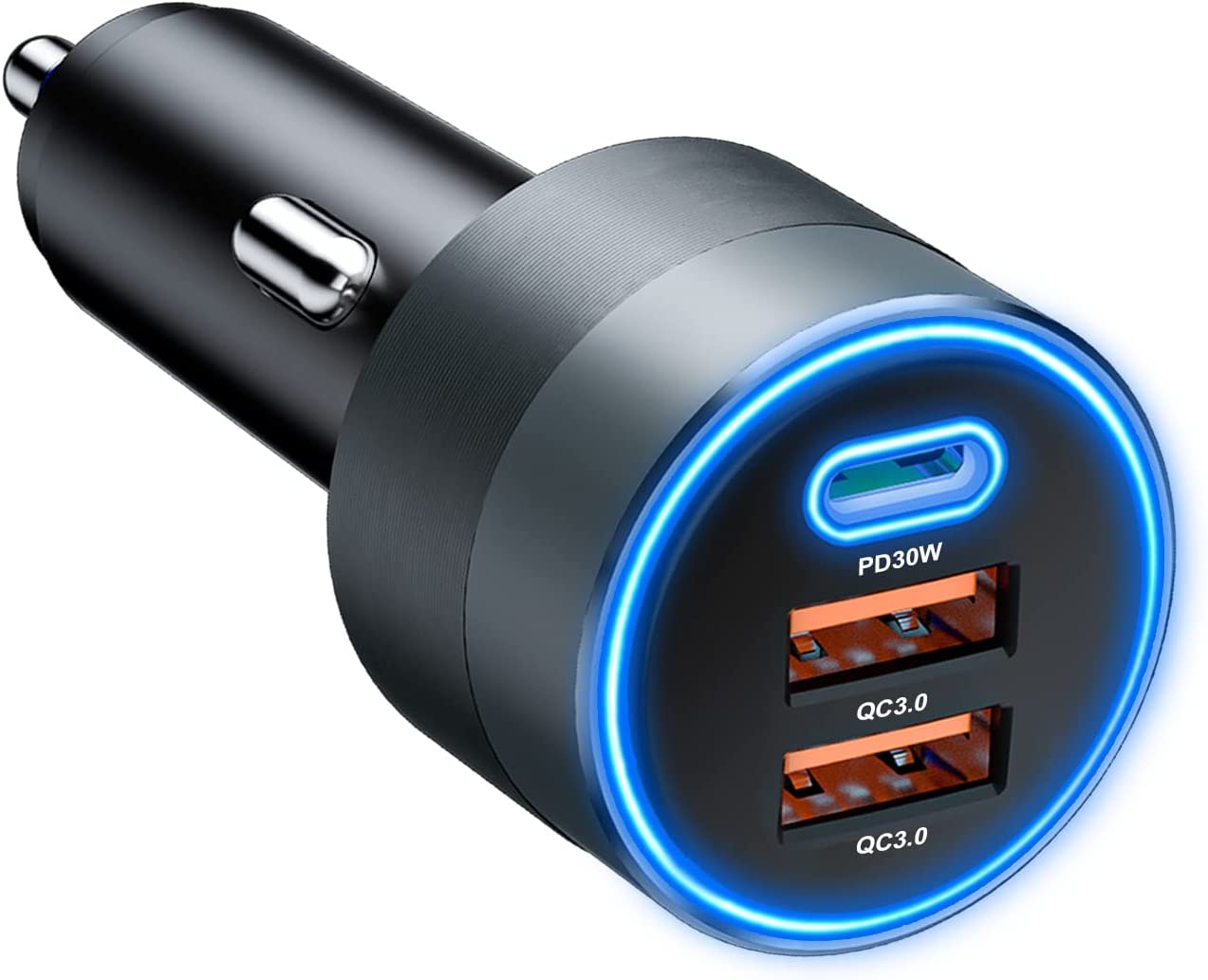 Зарядно за кола SONRU, 66W, 2x USB-A QC 3.0, USB-C PD3.0, 9А, Черно