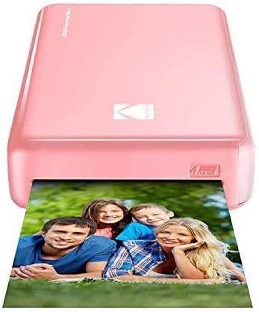 Фотопринтер Kodak Mini 2, Bluetooth, NFC, USB-A 2.0, Сублимационен печат, Цветен, Портативен, 300x400 DPI, Розов