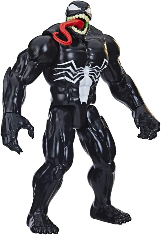 Екшън фигура Marvel Spider-Man Titan Hero Series Deluxe Venom, 30 см височина, Подходяща за деца над 4 години