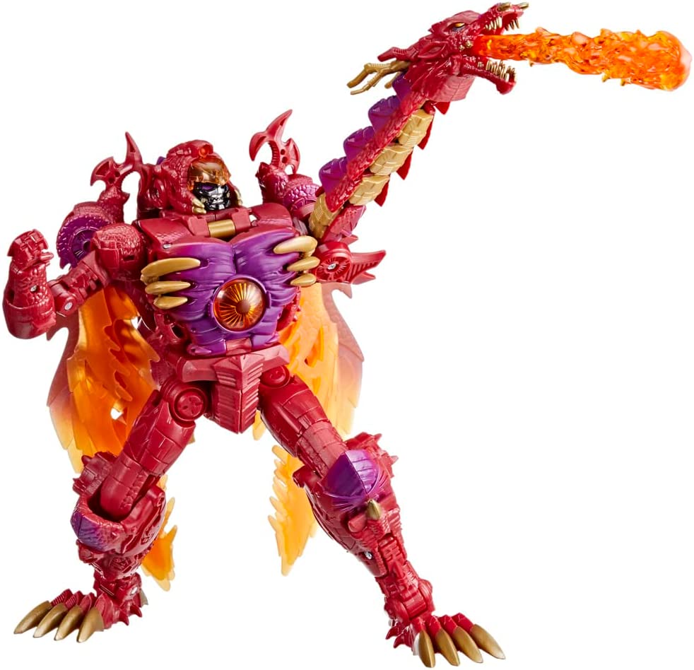 Екшън фигура Transformers Legacy Evolution Leader-Class Transmetal II Megatron, 21,5 см височина, За деца над 8 г.
