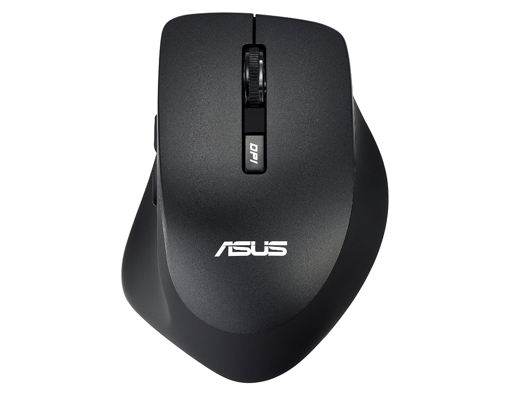 Безжична мишка ASUS WT425, 1600 DPI, Оптична, USB, 6 бутона, Черна