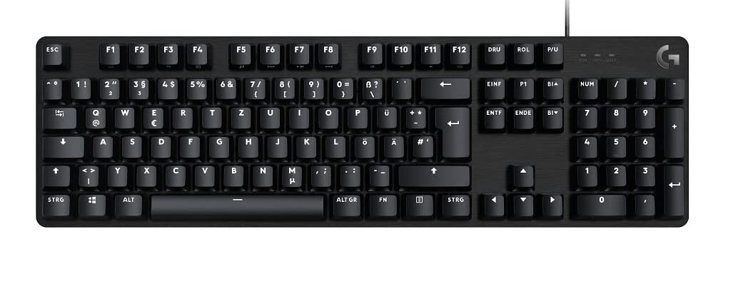 Геймърска клавиатура Logitech G 413 SE, Механична, Brown суичове, Подсветка, USB, Черна