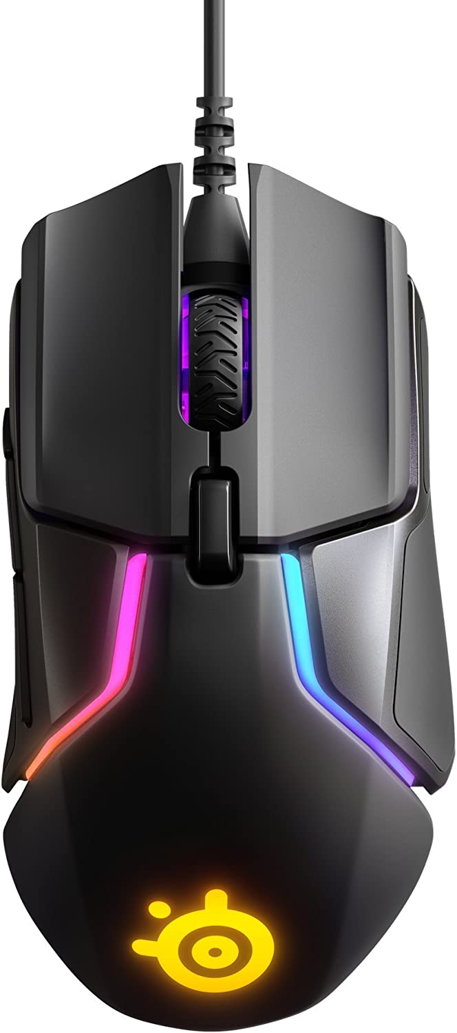 Геймърска мишка SteelSeries Rival 600, До 12000 DPI, Оптична, RGB подсветка, Система за тегло, Черна