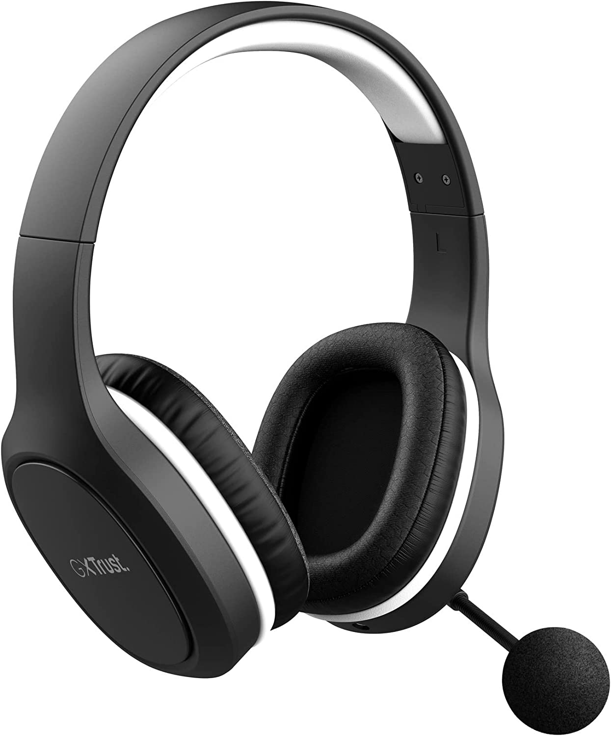 Безжични слушалки Trust Gaming GXT 391 Thian, USB донгъл, Презаредими, Черно/бели