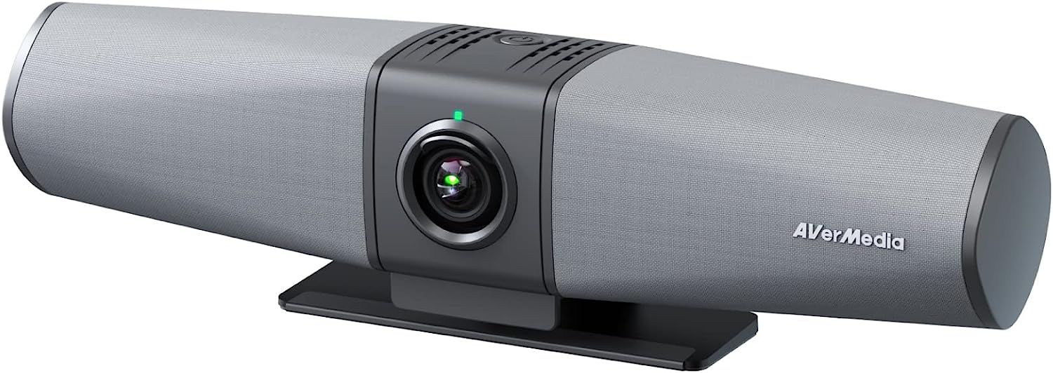 Уеб камера AVerMedia PA511D, 4K Ultra HD, Вграден високоговорител, HDR, AWB, Сива
