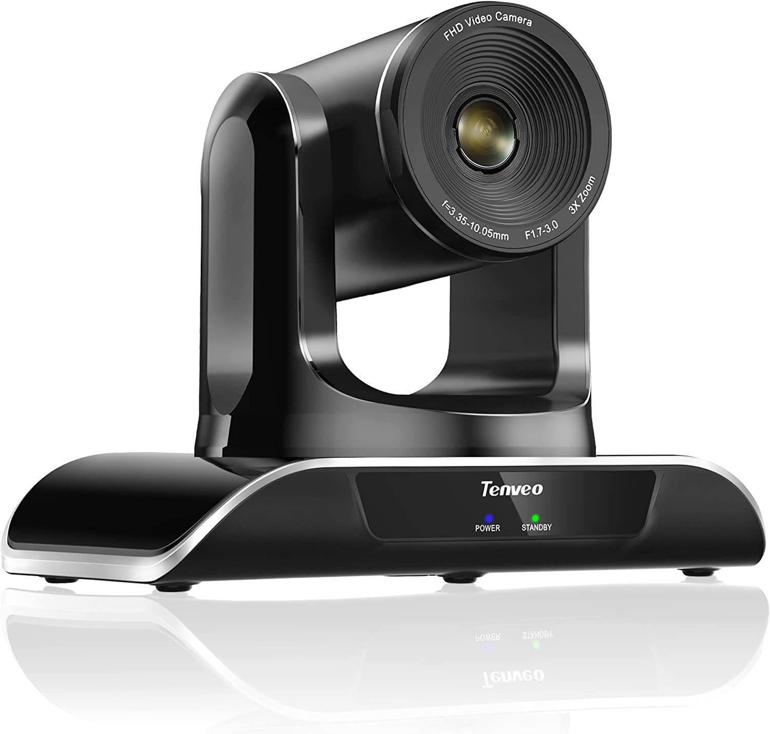 Уеб камера Tenveo VHD3U, Full HD 1920 x 1080, 3x оптично увеличение, Plug & Play, Черна