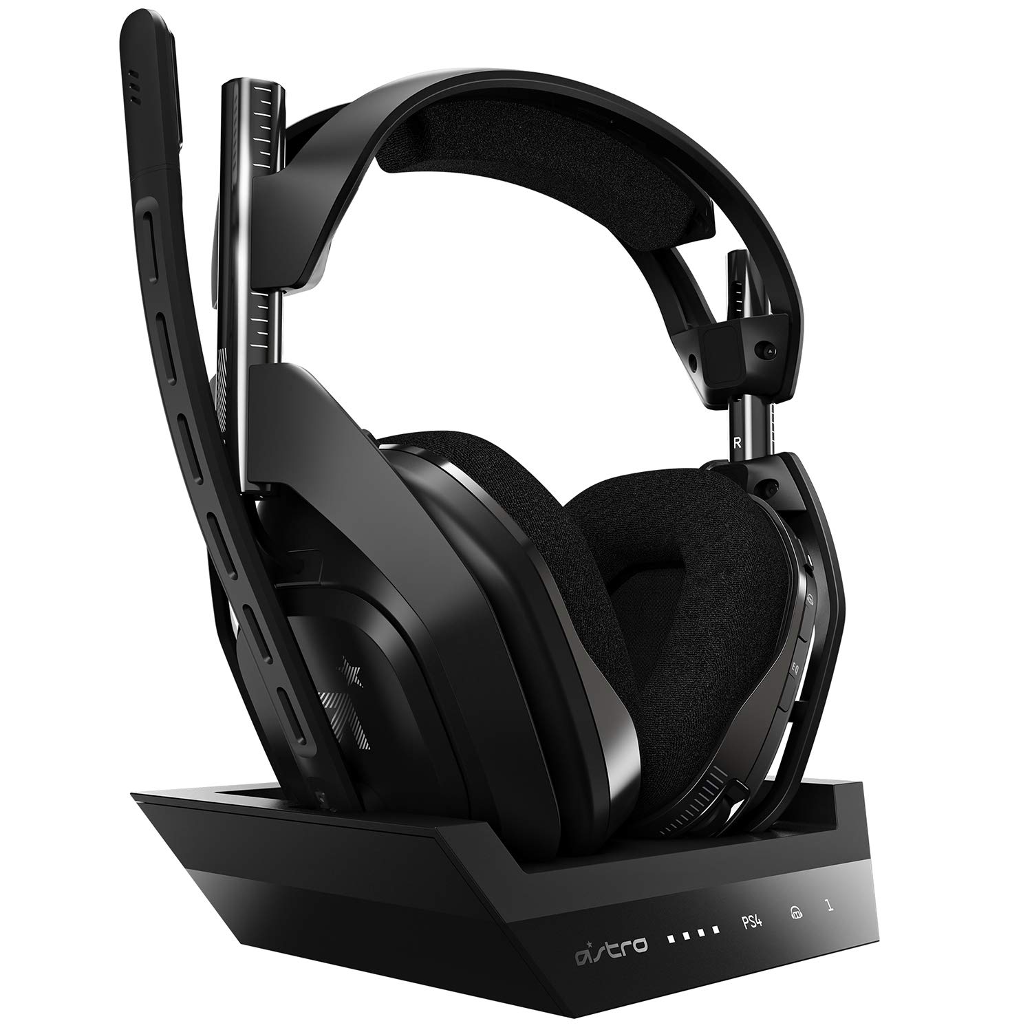 Безжични геймърски слушалки ASTRO Gaming A50, Микрофон, Dolby Audio, PC, Mac, PS4, PS5, Черни