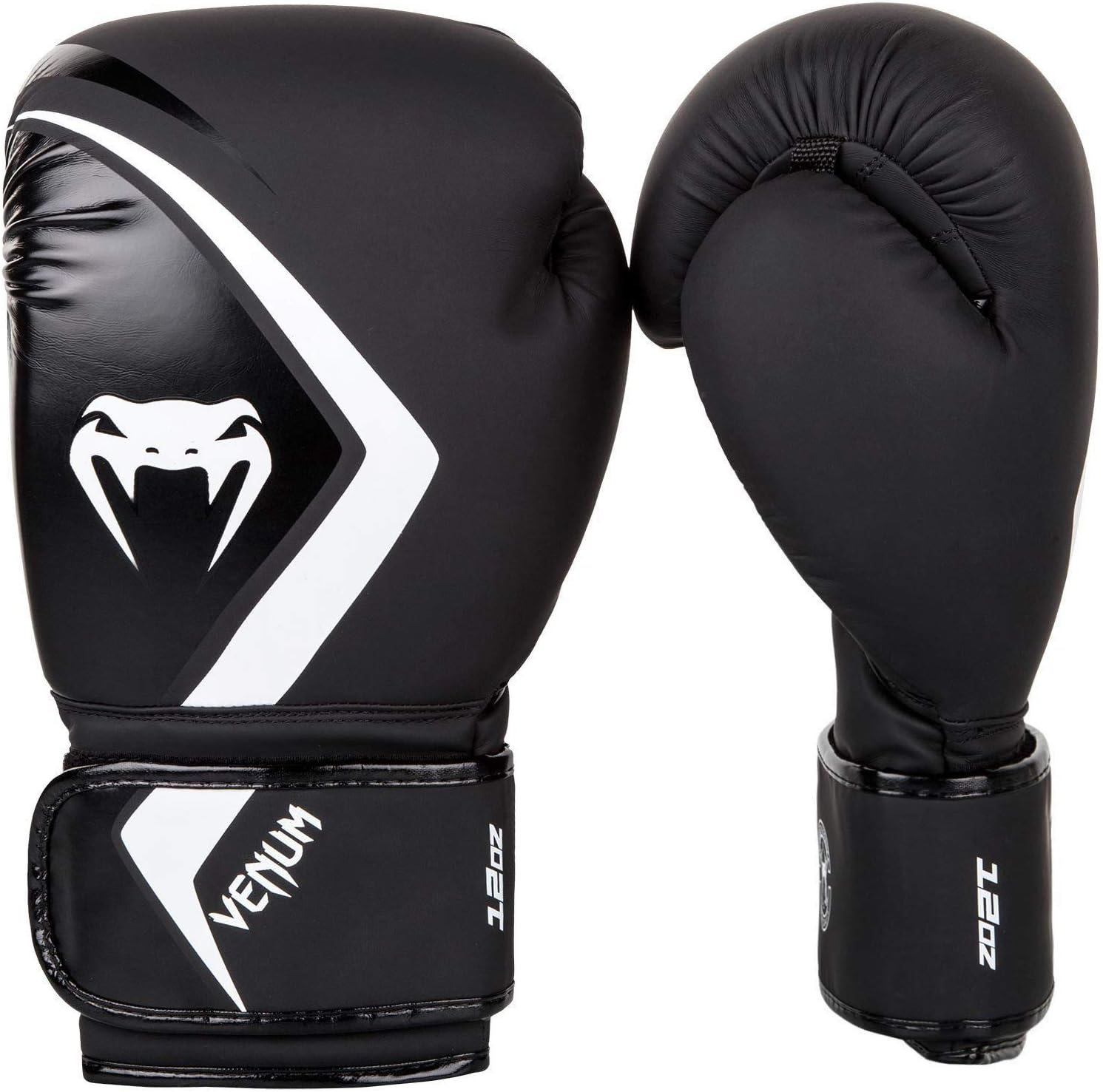Ръкавици за бокс Venum Contender 2.0, 16 oz, Подходящи за спаринги, Висококачествена изработка, Черни с бяло