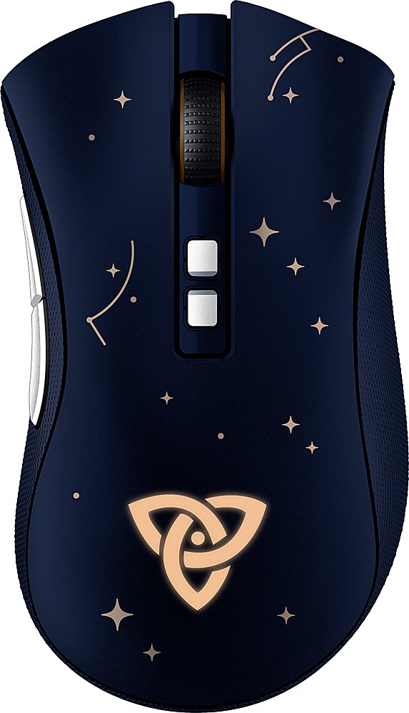 Безжична геймърска мишка Razer DeathAdder V2 Pro, До 20000 DPI, 8 бутона, Оптична, Само 88 гр., Тъмносиня