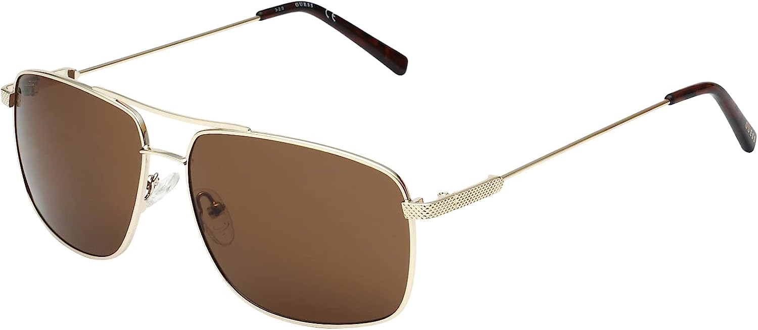 Слънчеви очила Guess GF0205 5932E, 100% UV защита, Висококачествена изработка, Леки и удобни, Златиста рамка