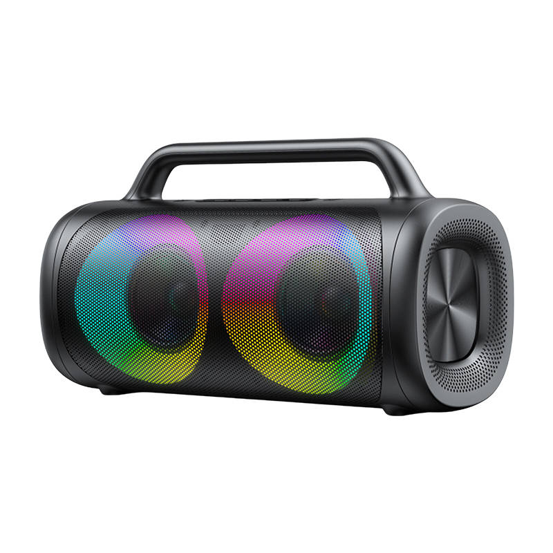 Безжична колонка Joyroom JR-MW02, 40W, Bluetooth, IPX5 водоустойчива, RGB светлини, Черна