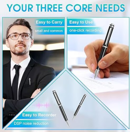 Мини скрито аудио записващо устройство в химикал, Подслушвател, Таен звукозапис, Шпионаж, Гласово активиране (45 db), Ал...