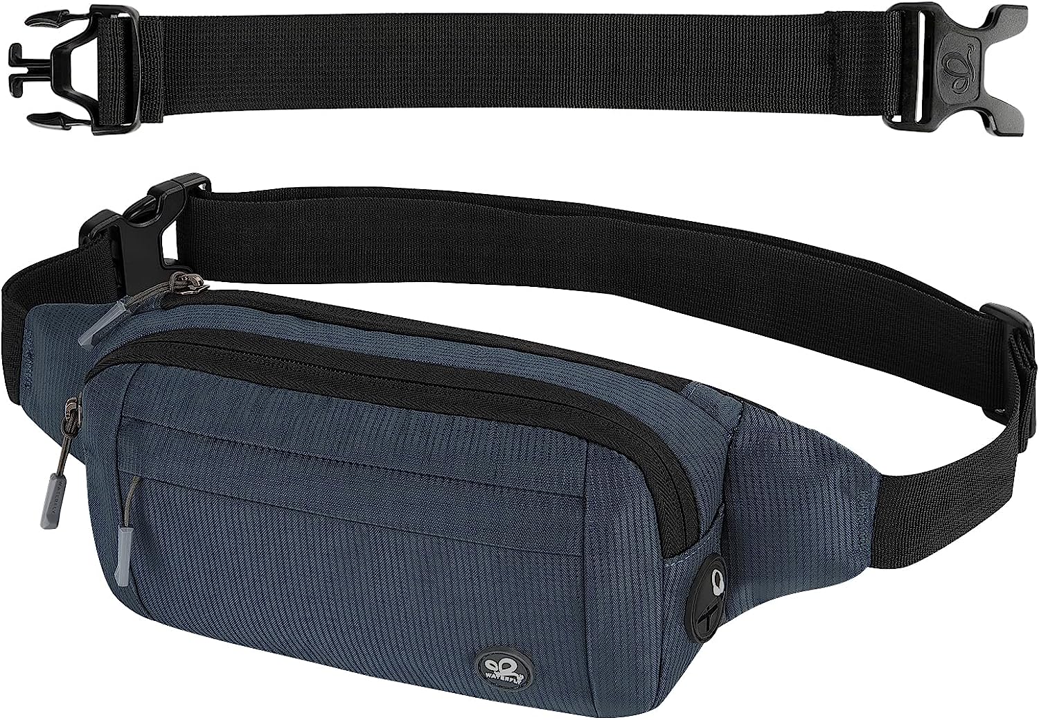 Мъжка чанта за кръста Waterfly, 23 x 12 x 4см, Водоустойчиво покритие, Висококачествена изработка, Регулируема презрамка