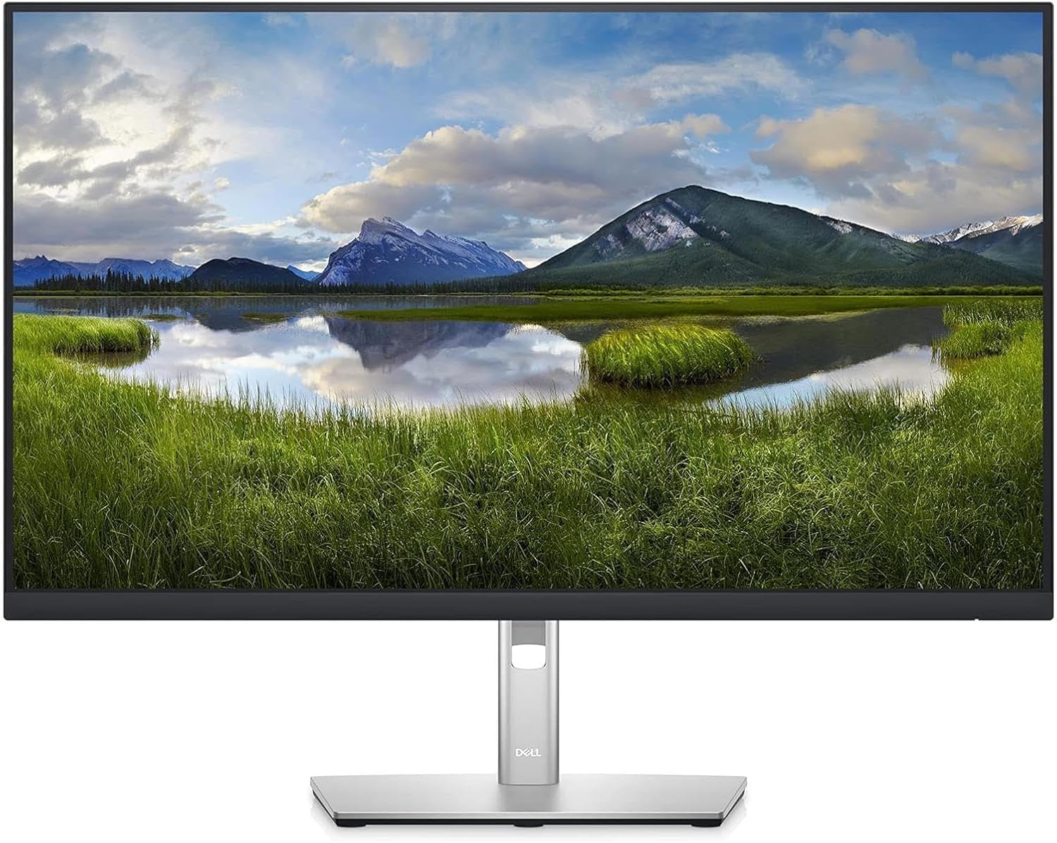 Dell P2722H 27-инчов Full HD (1920 x 1080) монитор, 60Hz, IPS, 5ms, 99% sRGB, DisplayPort, HDMI, VGA, 5x USB, черен
