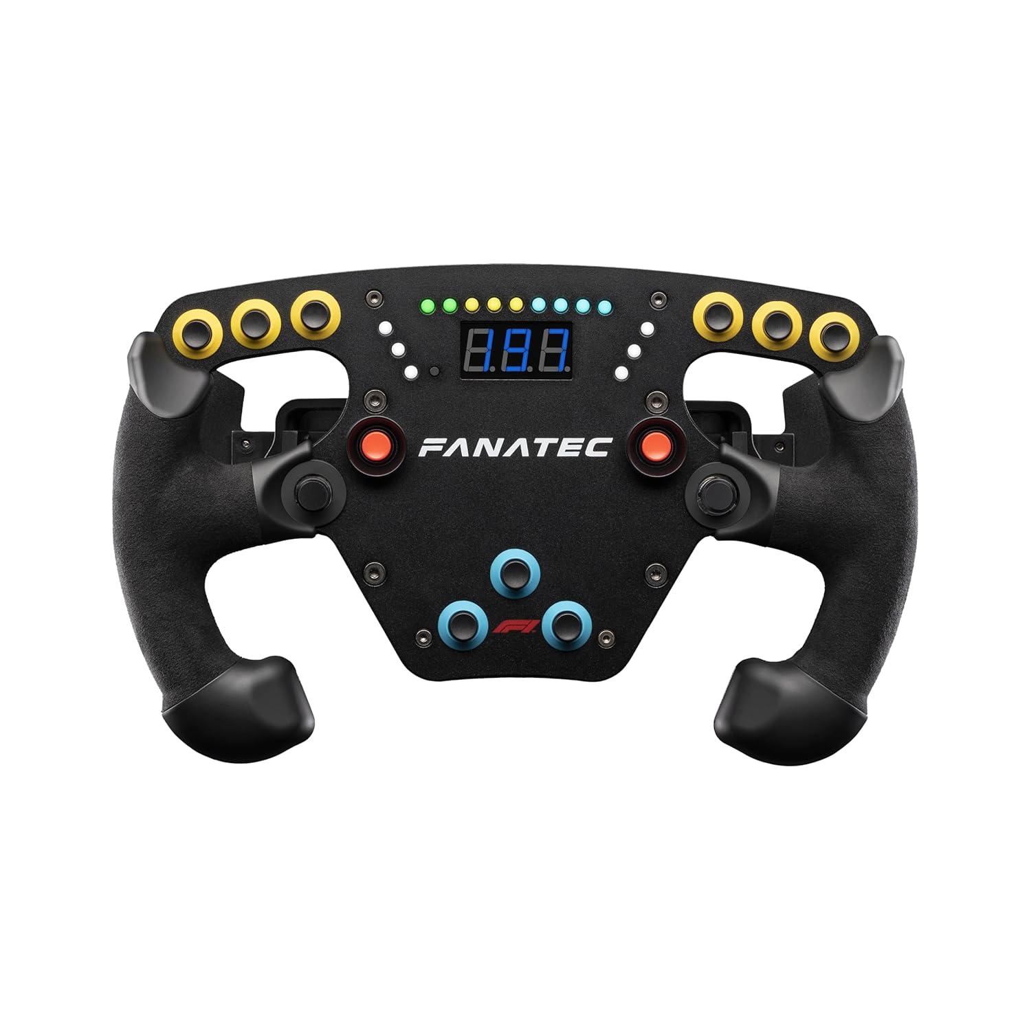 Волан Fanatec Sim Racing ClubSport F1 Esports V2 – Официално лицензиран продукт от Formula 1™, ръкохватки от алкантара, ...