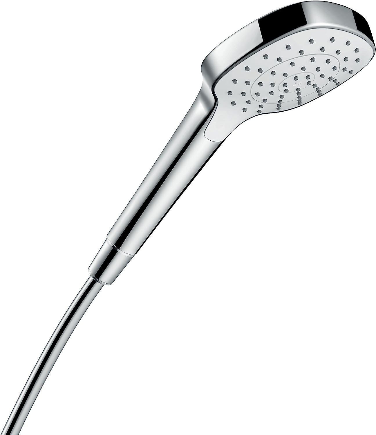 Душ слушалка Hansgrohe Croma Select E, Един режим на струя, Овална форма, 110мм дължина на главата, 16 л/мин., Сребриста