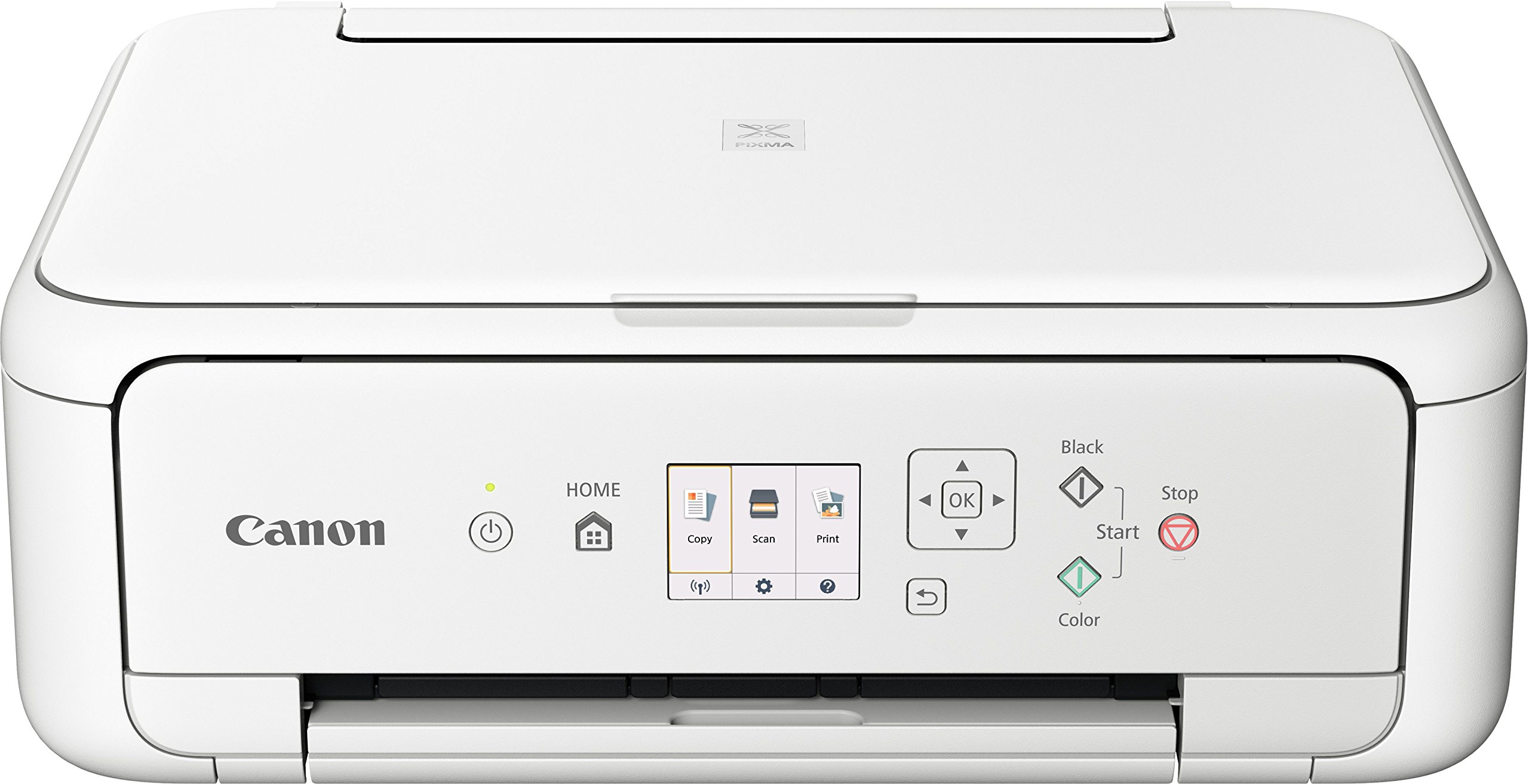 Мастиленоструен принтер Canon Pixma TS5151, Дуплекс, USB 2.0, Bluetooth, Wi-Fi, Бял