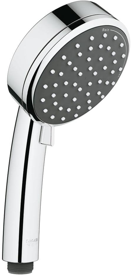 Душ слушалка Grohe Vitalio Comfort 100, Кръгла, 100мм диаметър, Водоспестяваща, Два режима на струя, Защита от варовик