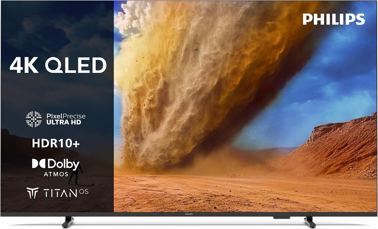 Philips 50PUS7800 4K LED Smart TV - 50-инчов дисплей с Pixel Precise Ultra HD, платформа Titan OS и Dolby Atmos Sound - ...