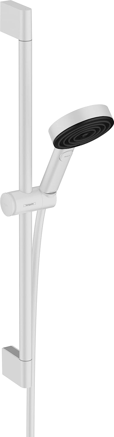 Комплект за душ Hansgrohe Pulsify Select S, Включва душ релса с държач, Маркуч 1.6м, Душ слушалка с три режима на струя