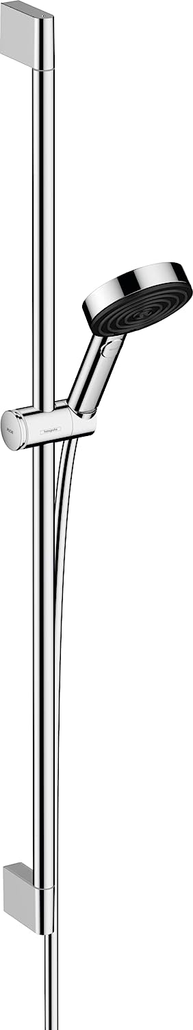 Комплект за душ Hansgrohe Pulsify Select S, Включва душ релса с държач, Маркуч 1.6м, Душ слушалка с три режима на струя