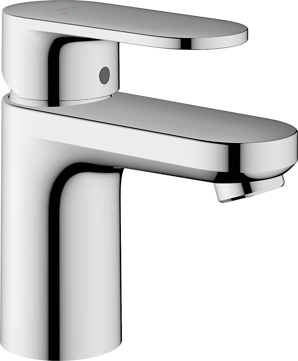 Смесител Hansgrohe Vernis Blend, Височина 12.6см, EcoSmart технология за пестене на вода, 70мм до аератора, Сребрист