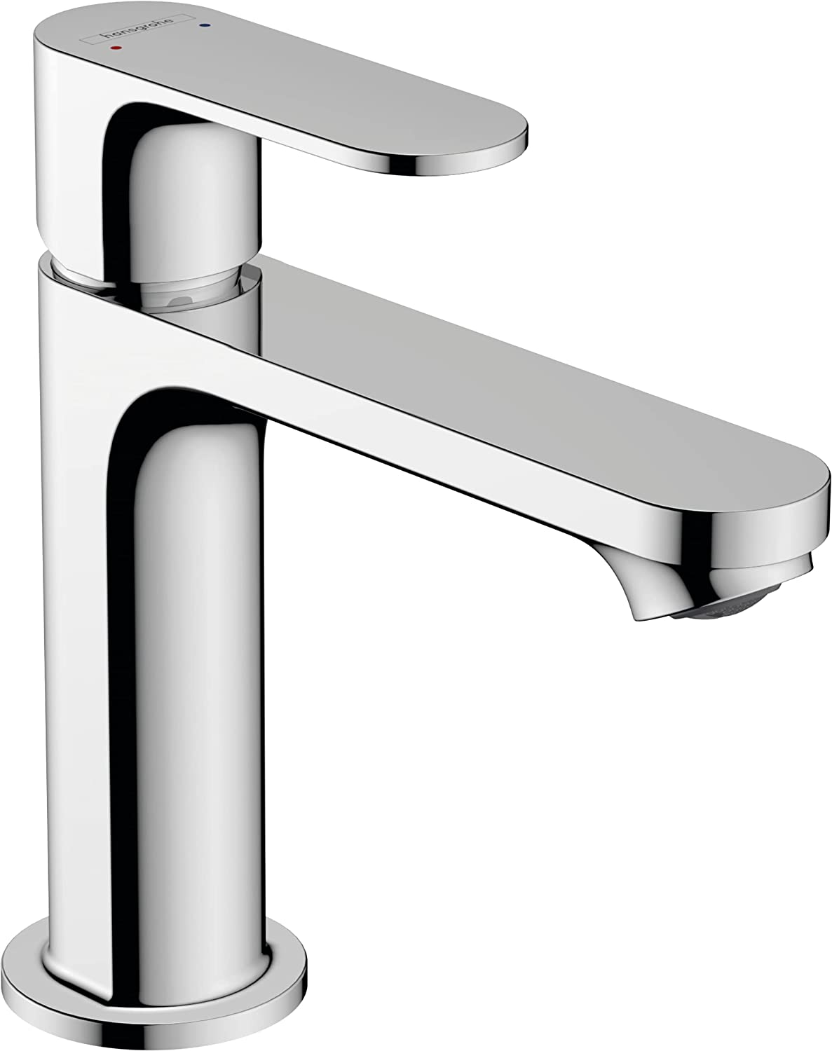Смесител Hansgrohe Rebris S, 110мм до чучура, Водоспестяващ, Хромирана повърхност, Сребрист