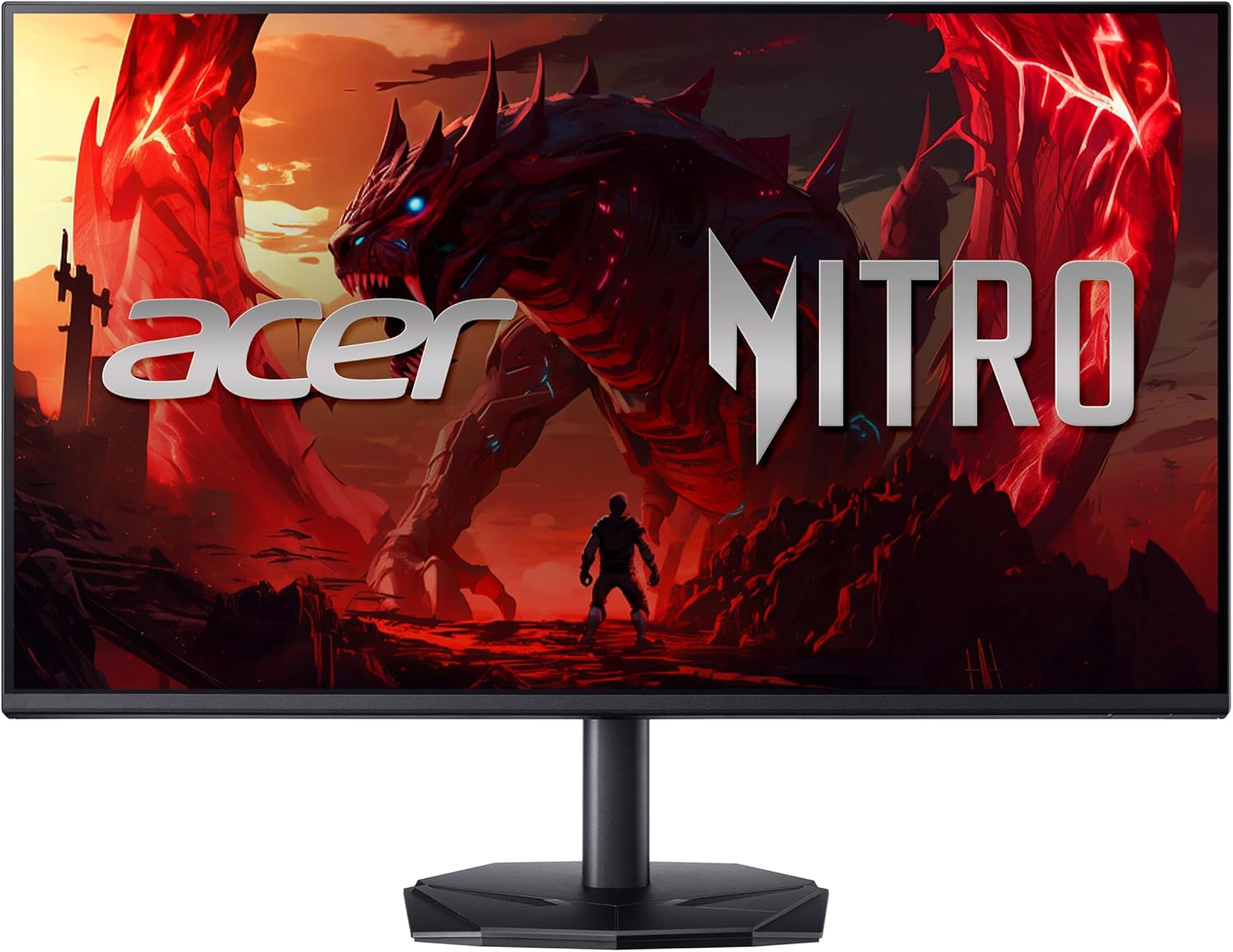 Геймърски монитор Acer Nitro KG272U G, 27 инча (69 см екран), WQHD, IPS, 120Hz, 1ms (VRB), DP 1.2, 2xHDMI 2.0, AdaptiveS...