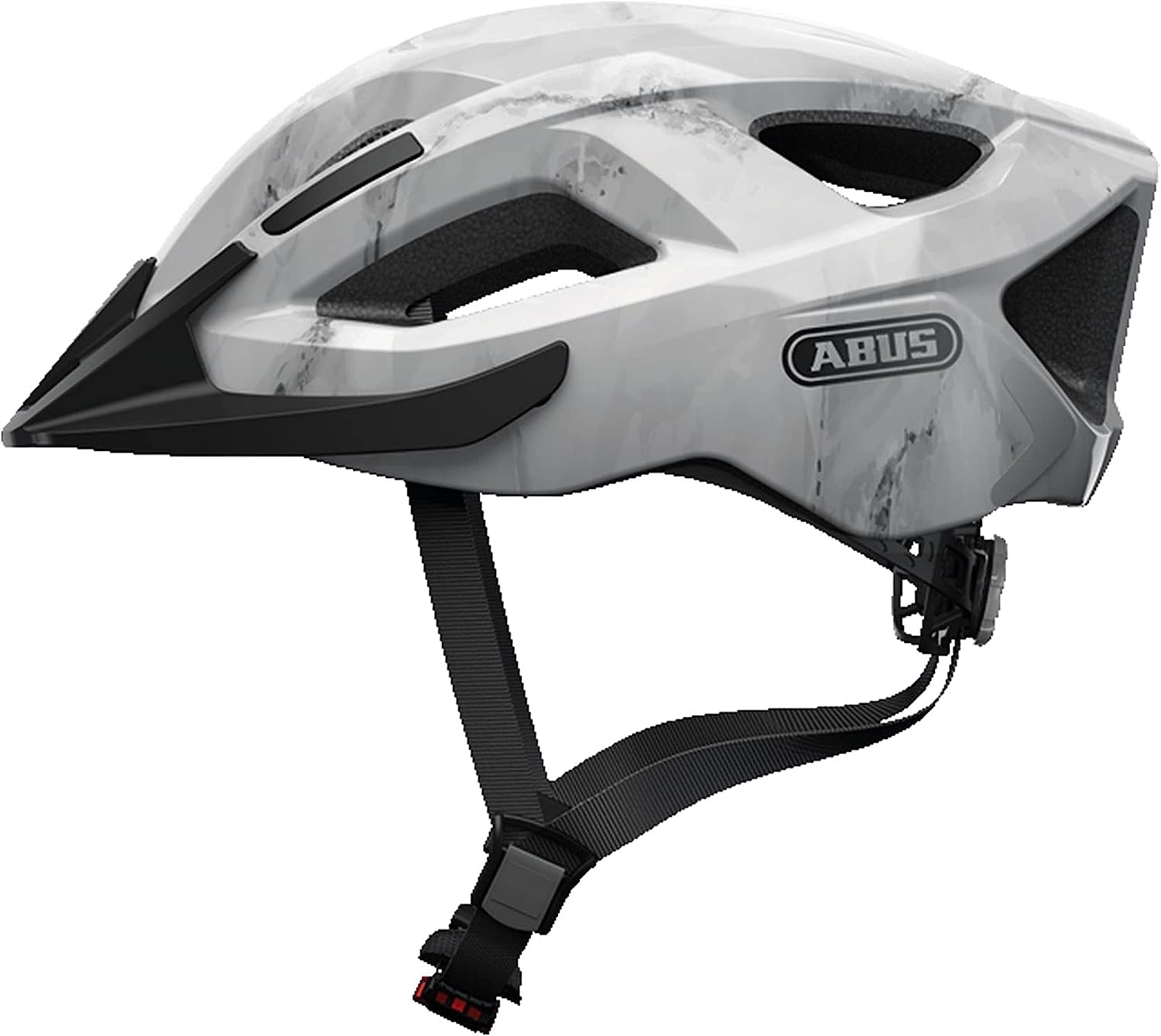 Каска за велосипед ABUS Aduro 2.0, Размер S (51 - 55см обиколка) Регулируем дизайн, Вентилация, Сива