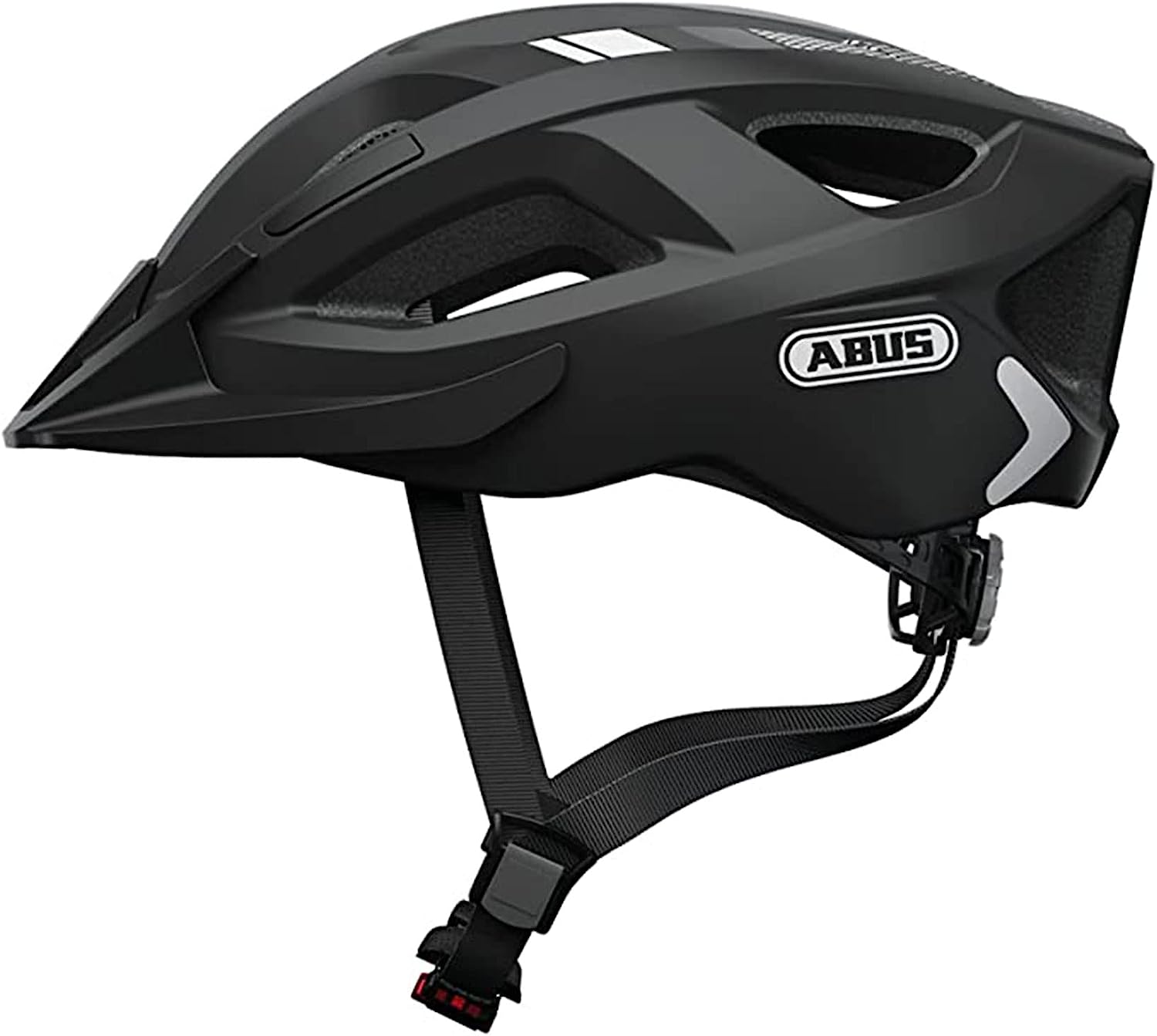 Каска за велосипед ABUS Aduro 2.0, Размер S (51 - 55см обиколка) Регулируем дизайн, Вентилация, Черна