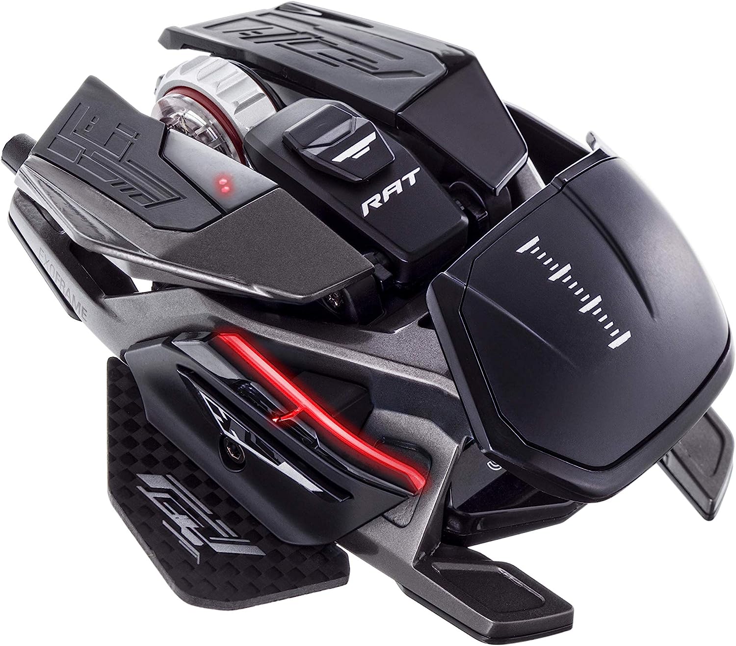 Геймърска мишка Mad Catz R.A.T. X3, 16000 DPI, Оптична, 10 бутона, Подложка за длан, палец и кутре, Регулируем дизайн