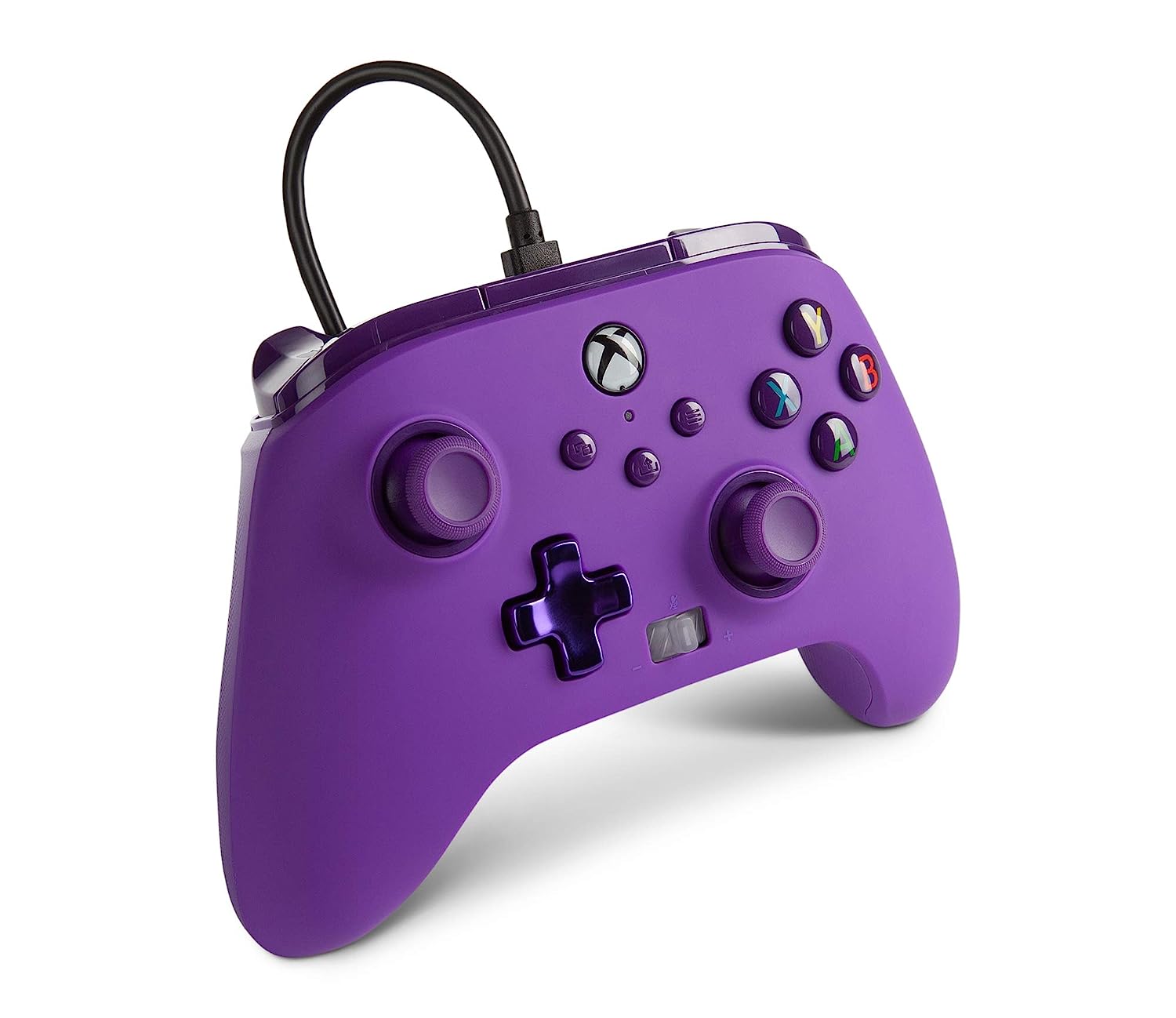 Геймърски контролер PowerA, За Xbox X, S, 3.5мм жак за слушалки, Контрол за звука, Mute бутон, Лилав