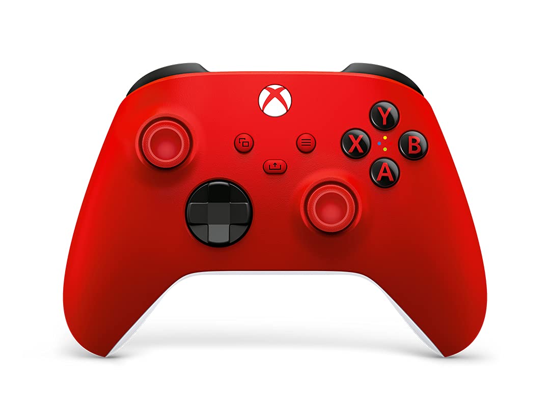Безжичен геймърски контролер Xbox Pulse Red, До 40 часа живот на батерията, 3.5мм жак за слушалки, Матов финиш, Червен
