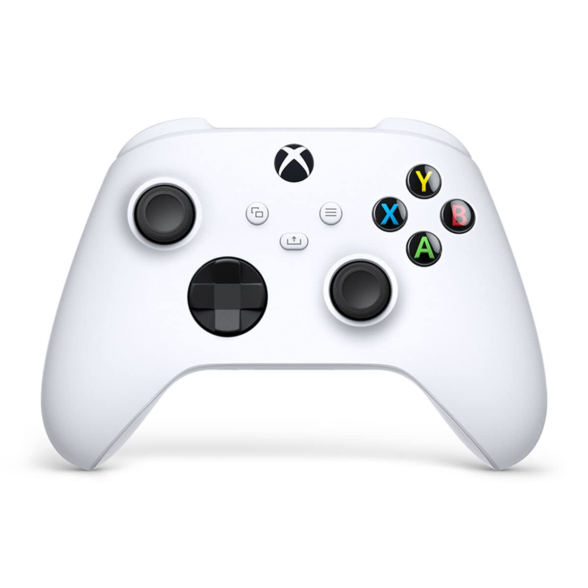 Безжичен геймърски контролер Xbox Robot White, До 40 часа живот на батерията, 3.5мм жак за слушалки, Матов финиш, Бял