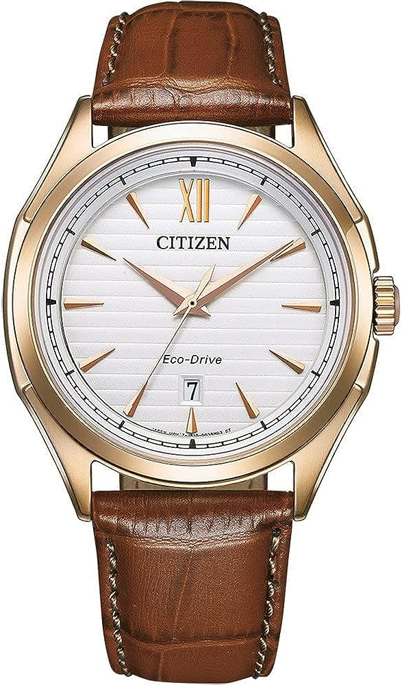 Мъжки часовник Citizen Eco-Drive AW1753-10A, 42мм диаметър, 21мм ширина на каишката, 10 ATM водоустойчивост