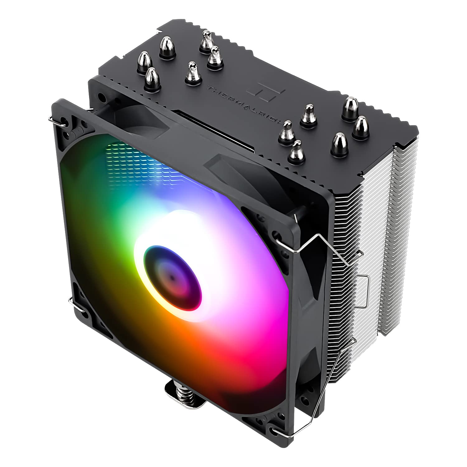 Охладител Thermalright Burst Assassin 120 ARGB, TL-C12CG-S PWM 120 мм вентилатор, S-FDB лагер, 25.6 dB, Черен