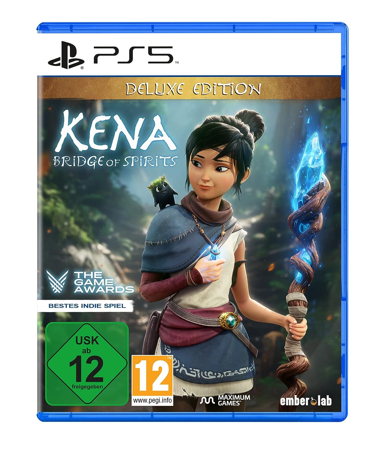 Видеоигра Kena: Bridge of Spirits (Deluxe Edition), За PlayStation 5, Ексклузивна серия със скинове и стикери на играта