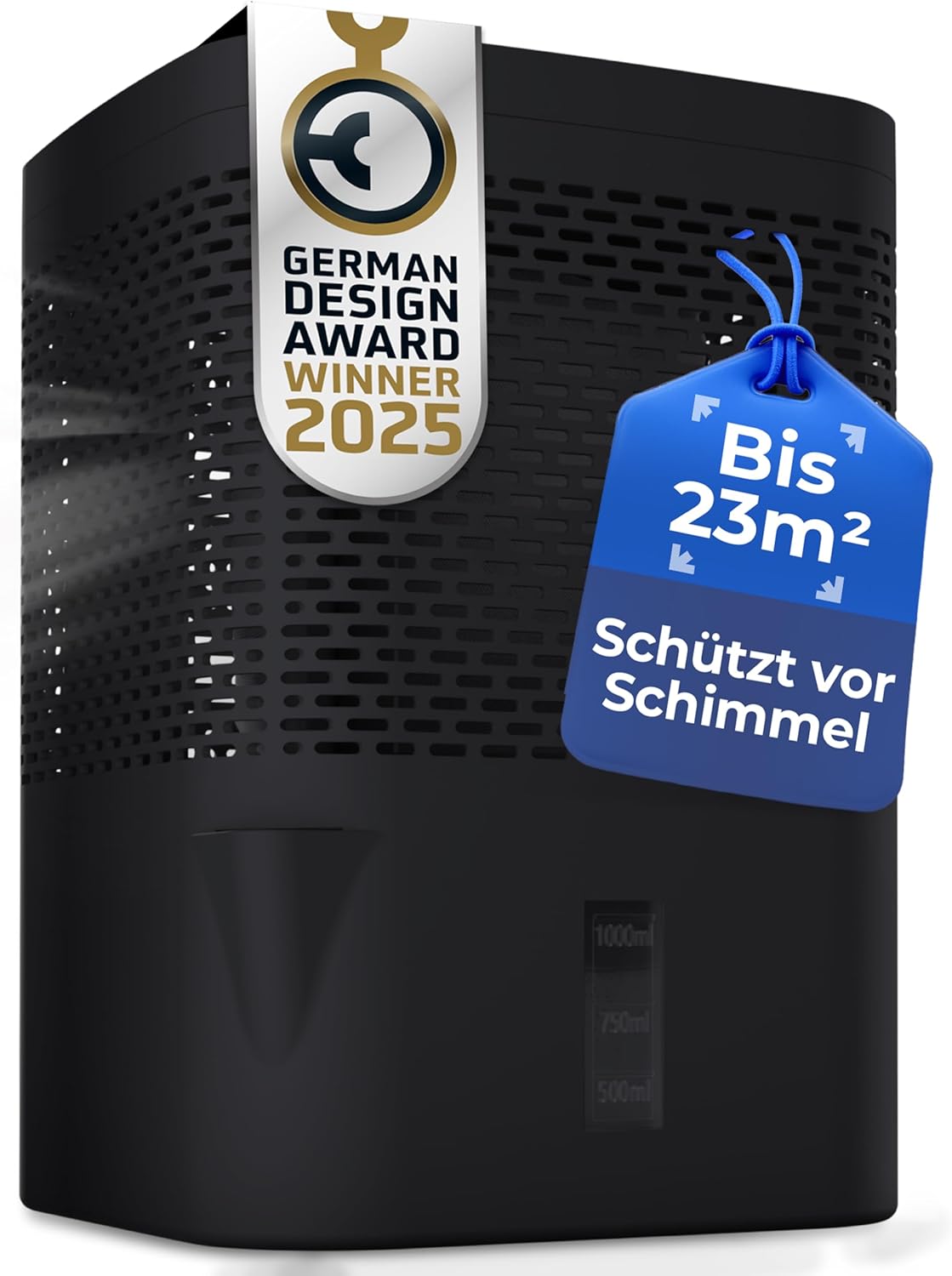 Влагоабсорбатор BonAura без електричество, влагоабсорбатор за мазе, баня и много други, включен пакет за пълнене на овла...