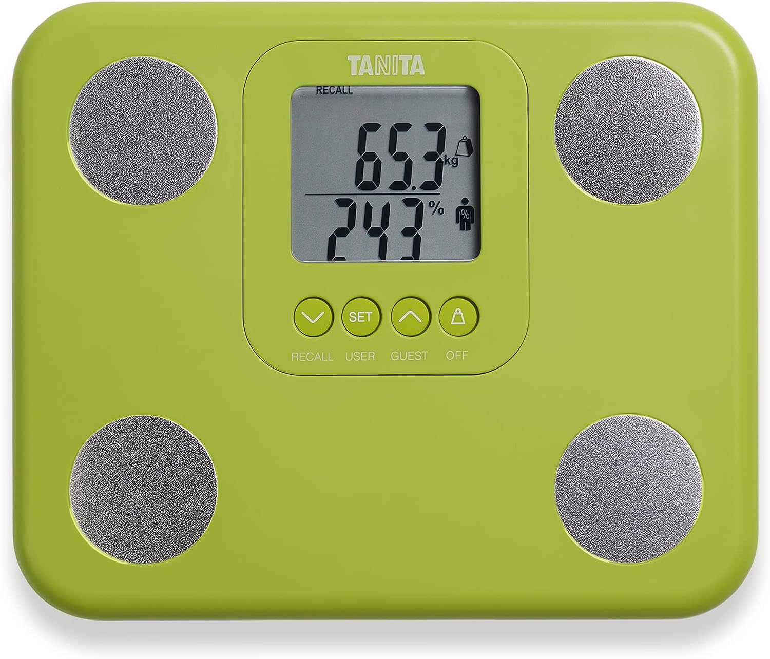 Кантар за телесно тегло Tanita BC-730, До 150 кг, Дисплей с 9 измервания, Анализ на тяло Inerscan, 26 x 21.6 x 3.3 см, З...